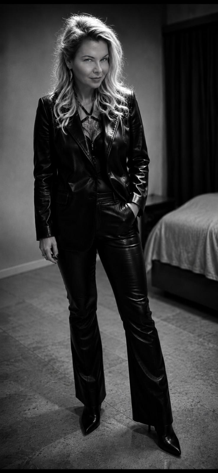 Leather Noir Portrait